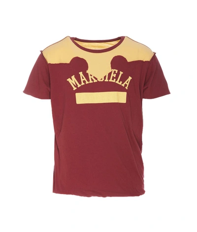 Shop Maison Margiela T-shirts And Polos In Red