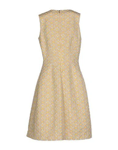 Shop Rochas Short Dress In Yellow