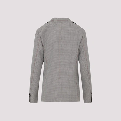 Shop Marni Wool Jacket In Grey