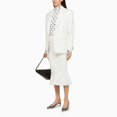 Shop Marni Single-breasted Jacket In White