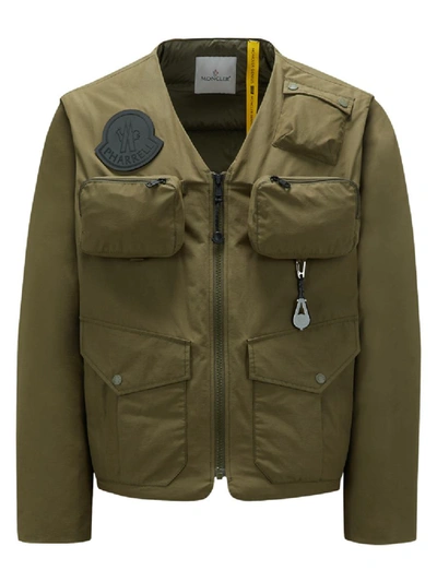 Shop Moncler Genius Moncler X Pharrell Williams Jackets In Green Olive