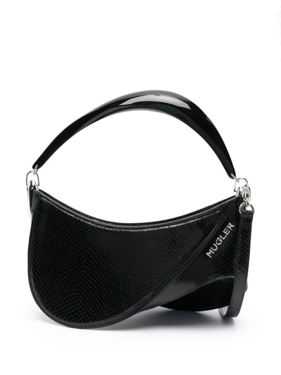Shop Mugler Handbag Bags In Black