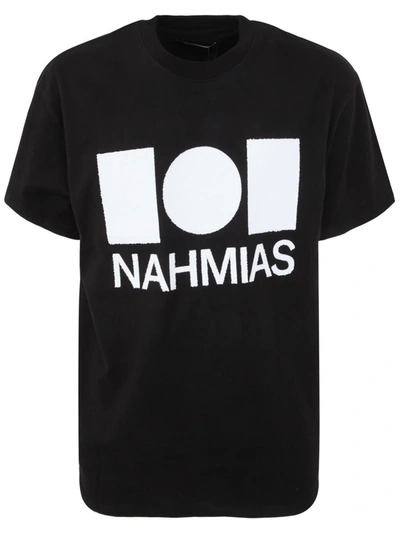Shop Nahmias Caviar Logo T-shirt Clothing In Black