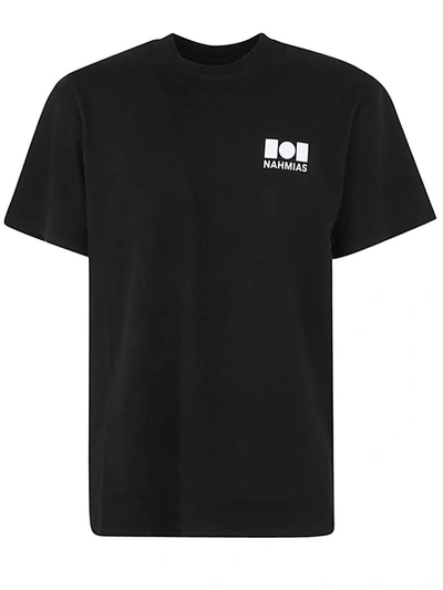 Shop Nahmias Logo T-shirt Clothing In Black