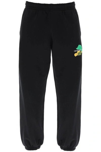 Shop Off-white 'brush Arrow' Sweatpants In Black