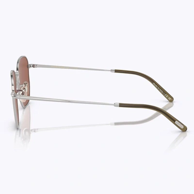 Shop Oliver Peoples Sunglasses In Silver