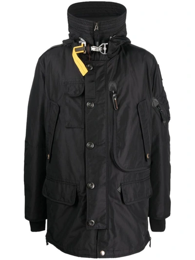 Shop Parajumpers Kodiak  - Hooded Down Parka Clothing In Black