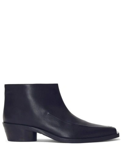 Shop Proenza Schouler Bronco Ankle Boots Shoes In Black