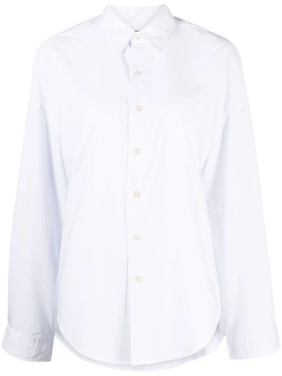 Shop R13 L/s Boxy Button-up Shirt Clothing In White