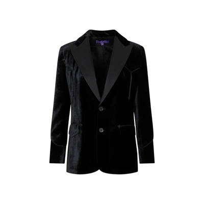 Shop Ralph Lauren Walker Blazer Jacket In Black