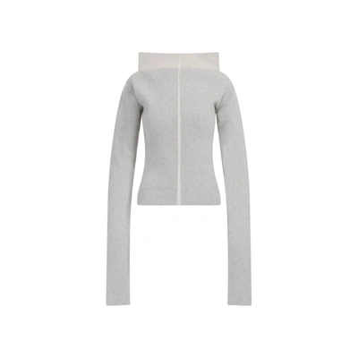 Shop Rick Owens Cowl Pullover Sweater In Nude & Neutrals