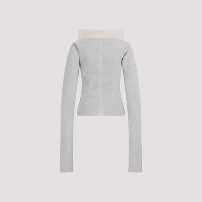 Shop Rick Owens Cowl Pullover Sweater In Nude & Neutrals