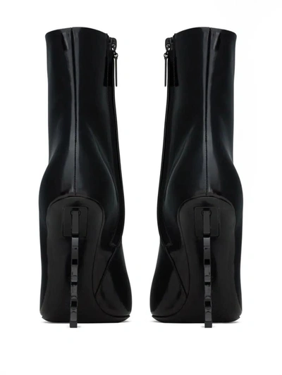 Shop Saint Laurent 110mm Opyum Boots Shoes In Black