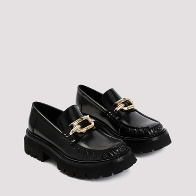 Shop Ferragamo Salvatore   Ingrid Loafers Shoes In Black