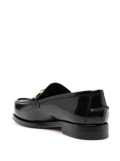 Shop Sergio Rossi Loavers Shoes In Black