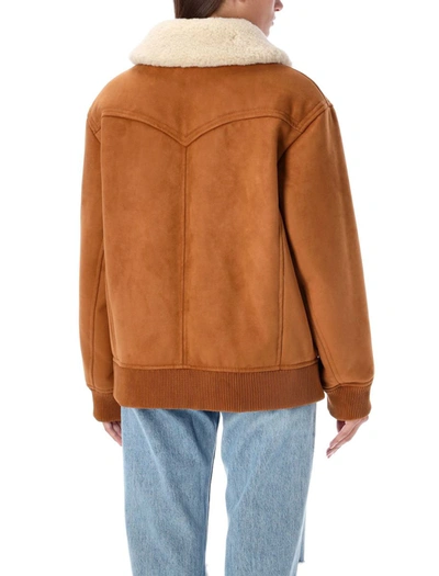 Stand Studio Lillee Jacket In Tan White