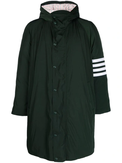 Shop Thom Browne Parka Clothing In Green