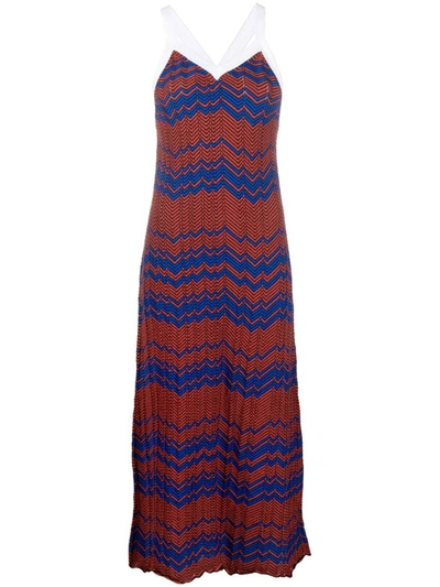Wales Bonner Palm Knit Dress In Multicolour