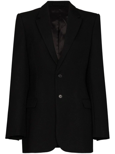 Shop Wardrobe.nyc Contour Blazer Clothing In Black