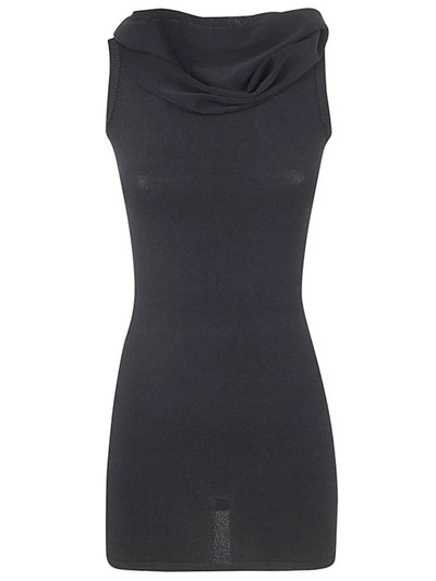 Shop Wardrobe.nyc Off Shoulder Mini Dress Clothing In Black