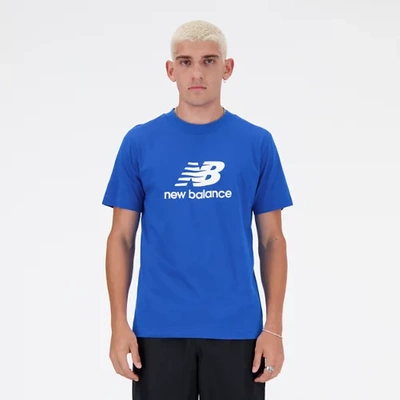 Shop New Balance Men's Sport Essentials Logo T-shirt In Blue