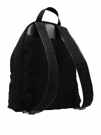 Shop Philipp Plein Logo Nylon Backpack In Black