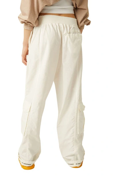 Shop Fp Movement By Free People Mesmerize Me Cargo Pants In Painted White