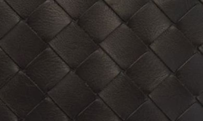 Shop Bottega Veneta Small Intrecciato Leather Convertible Bag In Black/ Silver