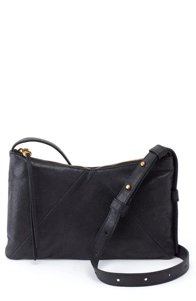 Shop Hobo Paulette Small Leather Crossbody Bag In Black
