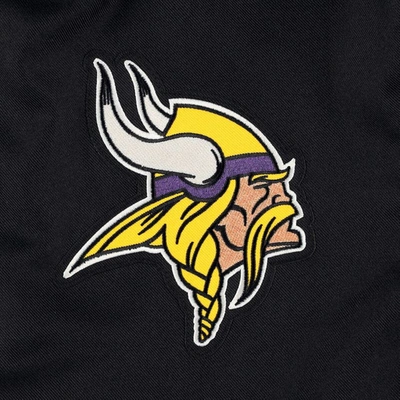 Shop Jh Design Black Minnesota Vikings Plus Size Full-snap Jacket