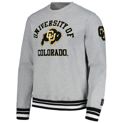 Shop Pro Standard Gray Colorado Buffaloes Classic Stacked Logo Pullover Sweatshirt
