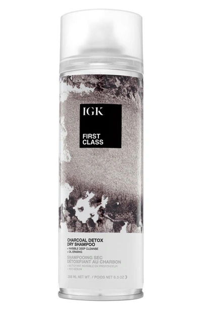 Shop Igk First Class Charcoal Detox Dry Shampoo, 6.3 oz