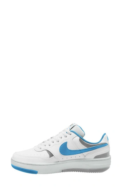 Shop Nike Gamma Force Sneaker In White/ Blue/ Grey