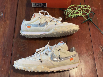 Pre-owned Nike X Off White Nike Off-white Waffle Racer Size 12.5 Wmns