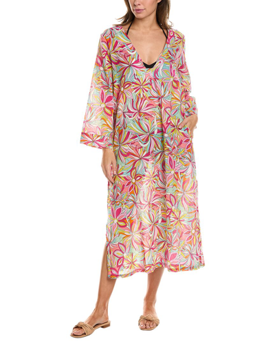 Shop Kate Spade New York Midi Tunic Cover-up In Pink