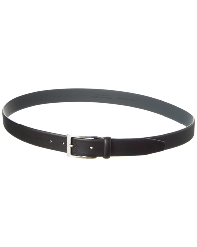 Shop Hugo Boss Brondon Leather Belt In Black