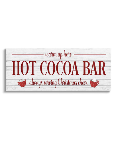 Shop Stupell Hot Cocoa Bar Winter Beverage By Natalie Carpentieri Wall Art