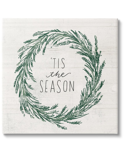 Shop Stupell Tis The Season Holiday Wreath By Loni Harris Wall Art