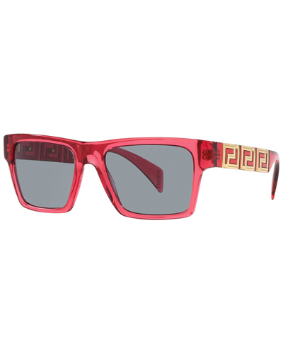 Shop Versace Men's Ve4445 54mm Sunglasses In Red