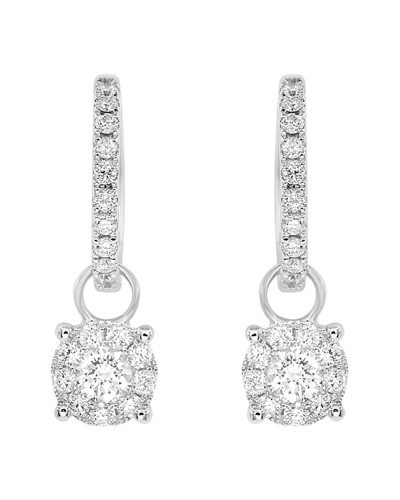 Shop Diana M. Fine Jewelry 14k 0.90 Ct. Tw. Diamond Earrings