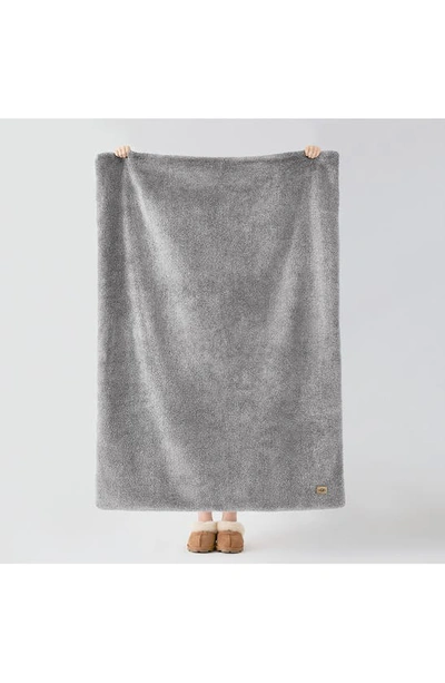 Shop Ugg Matti Faux Fur Throw Blanket In Lighthouse