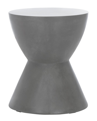Safavieh Athena Indoor/outdoor Modern Concrete Round 17.7in Accent Table