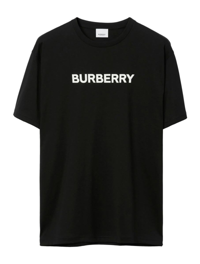 Shop Burberry T-shirts In Black