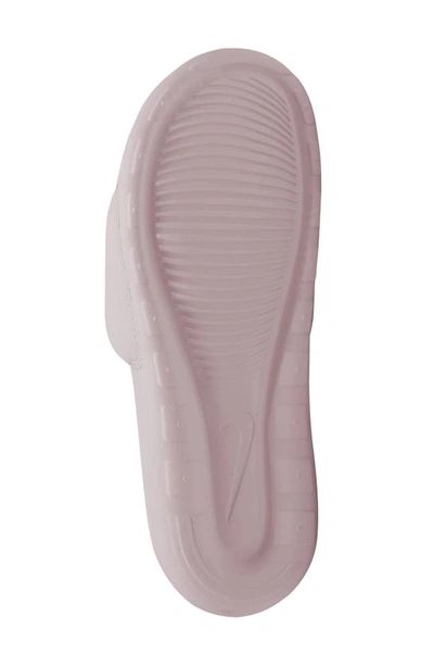 Shop Nike Victori Slide Sandal In Platinum/ Violet
