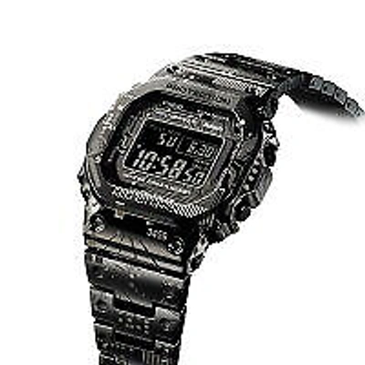 Pre-owned G-shock Casio  Gmw-b5000tcc-1jr Black Full Metal Titanium Men's Watch In Box
