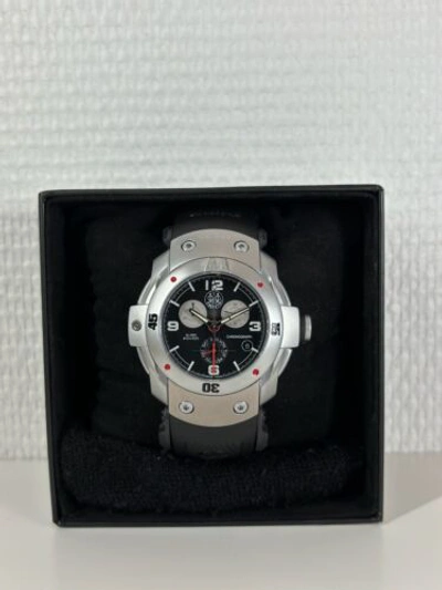 Pre-owned Beretta Rare  Cougar Inspired Army Watch Black Chronograph