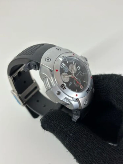 Pre-owned Beretta Rare  Cougar Inspired Army Watch Black Chronograph