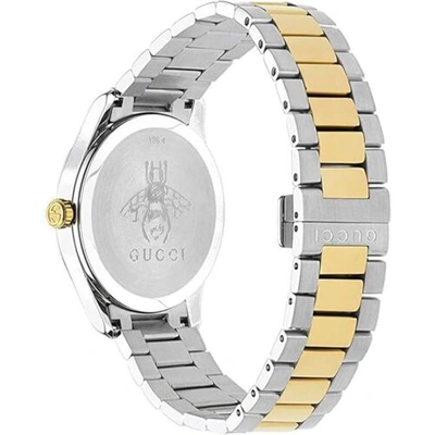Pre-owned Gucci Ya1264075 Men's G-timeless Silver Dial Quartz Watch