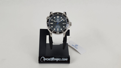 Pre-owned Deep Blue Master 1000 Ii Automatic Men's Watch Slate Grey Blue Dial - White