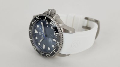 Pre-owned Deep Blue Master 1000 Ii Automatic Men's Watch Slate Grey Blue Dial - White